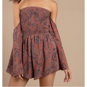 Romper (long sleeve off shoulder)